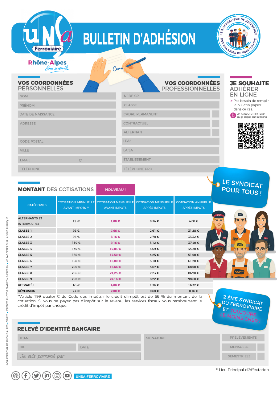 Document pour l'adhésion