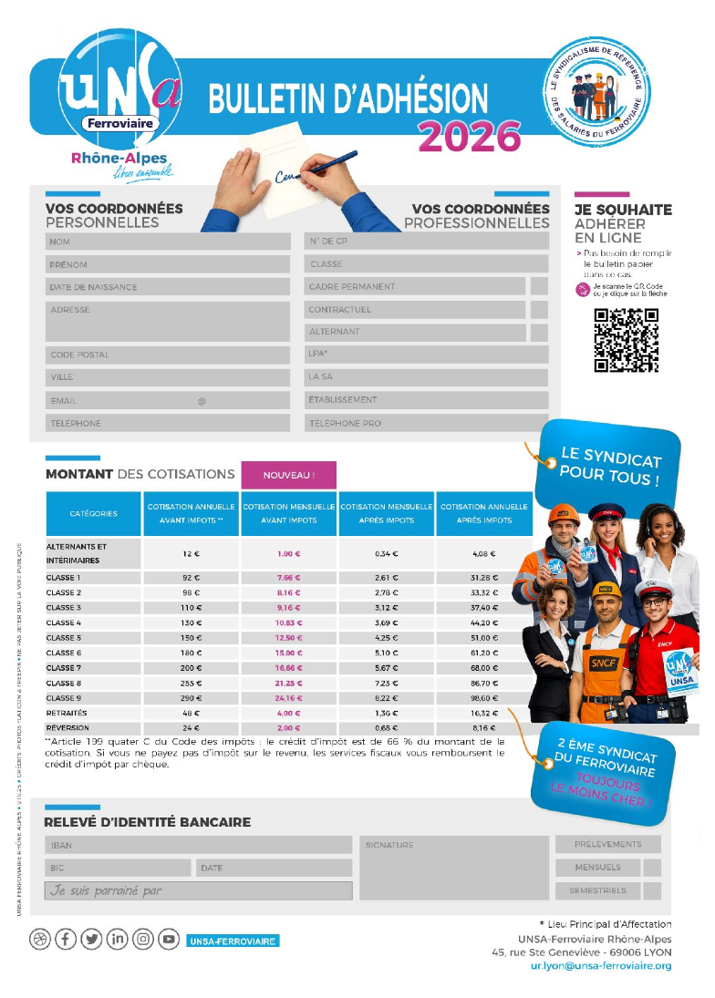 Document PDF pour l'adhésion