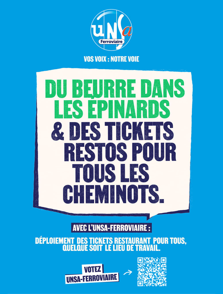 Affiche election 2026 Tickets restaurant